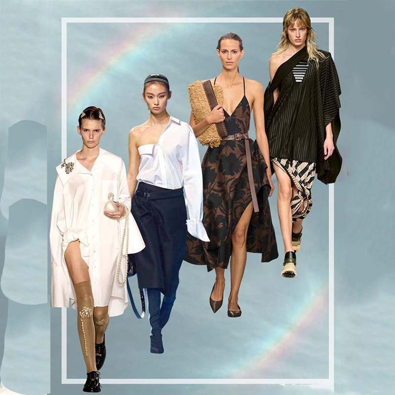Vêtements asymétriques