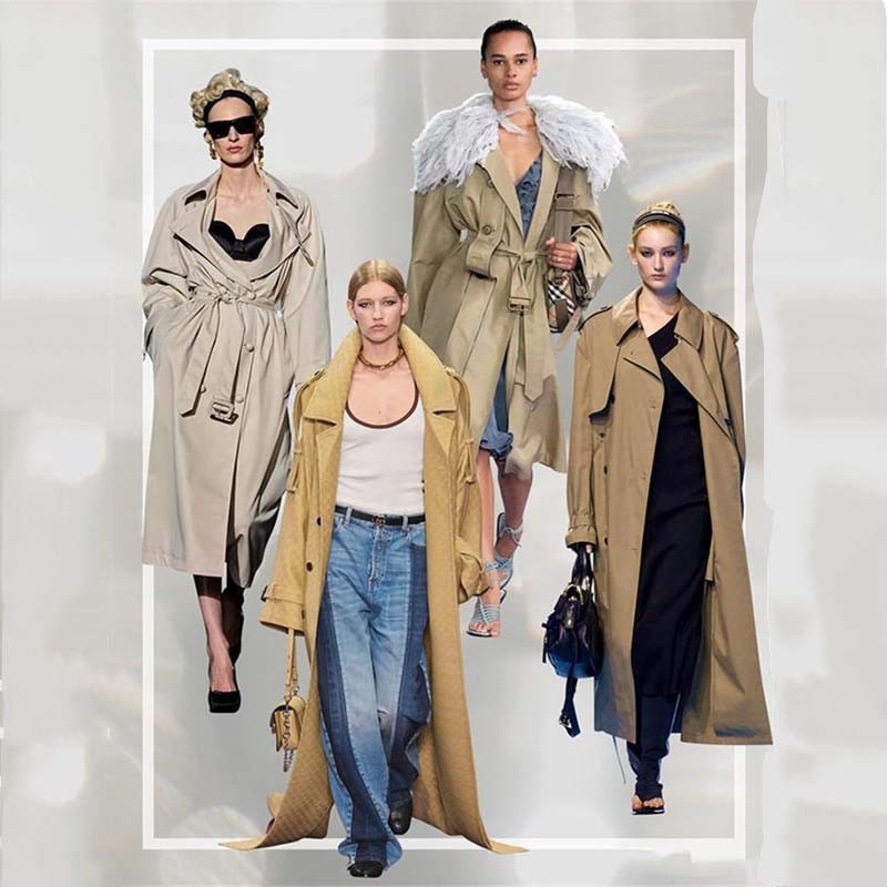 Trench-coat classique pour femme