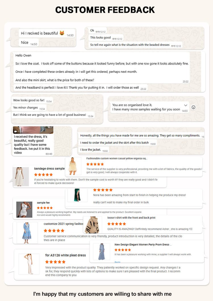 Customers feedback
