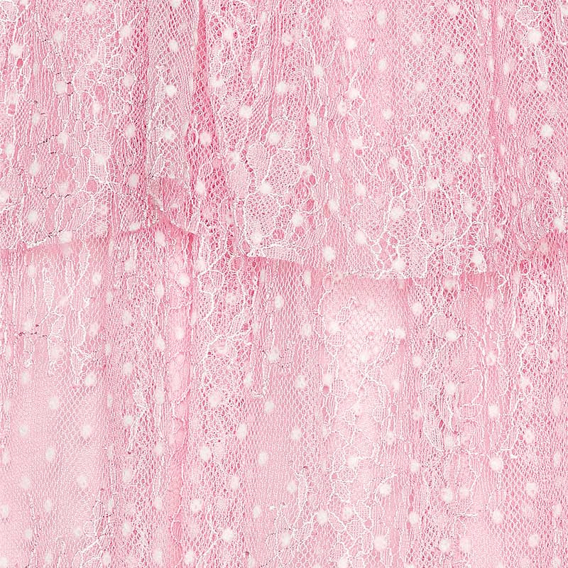 Fabrikant op maat OEMODM roze elegante midi-jurk (5)