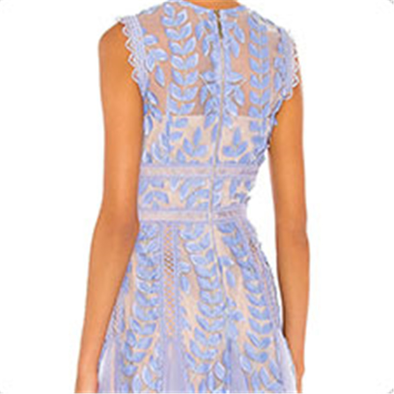 Midi bronx og banco fiolett blusset kjole fiolett for kvinner (1)