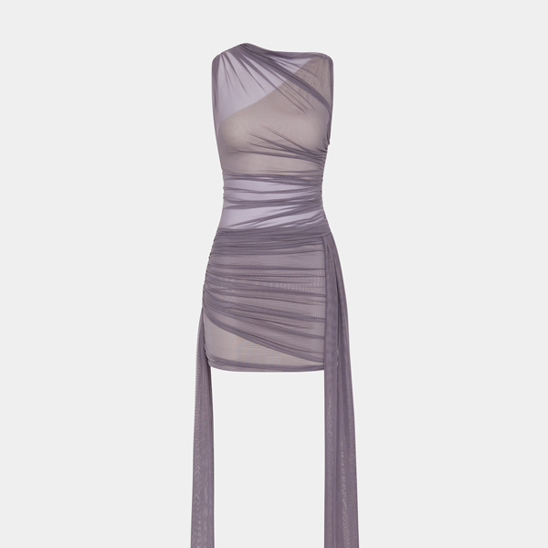 bodycon mesh dress women