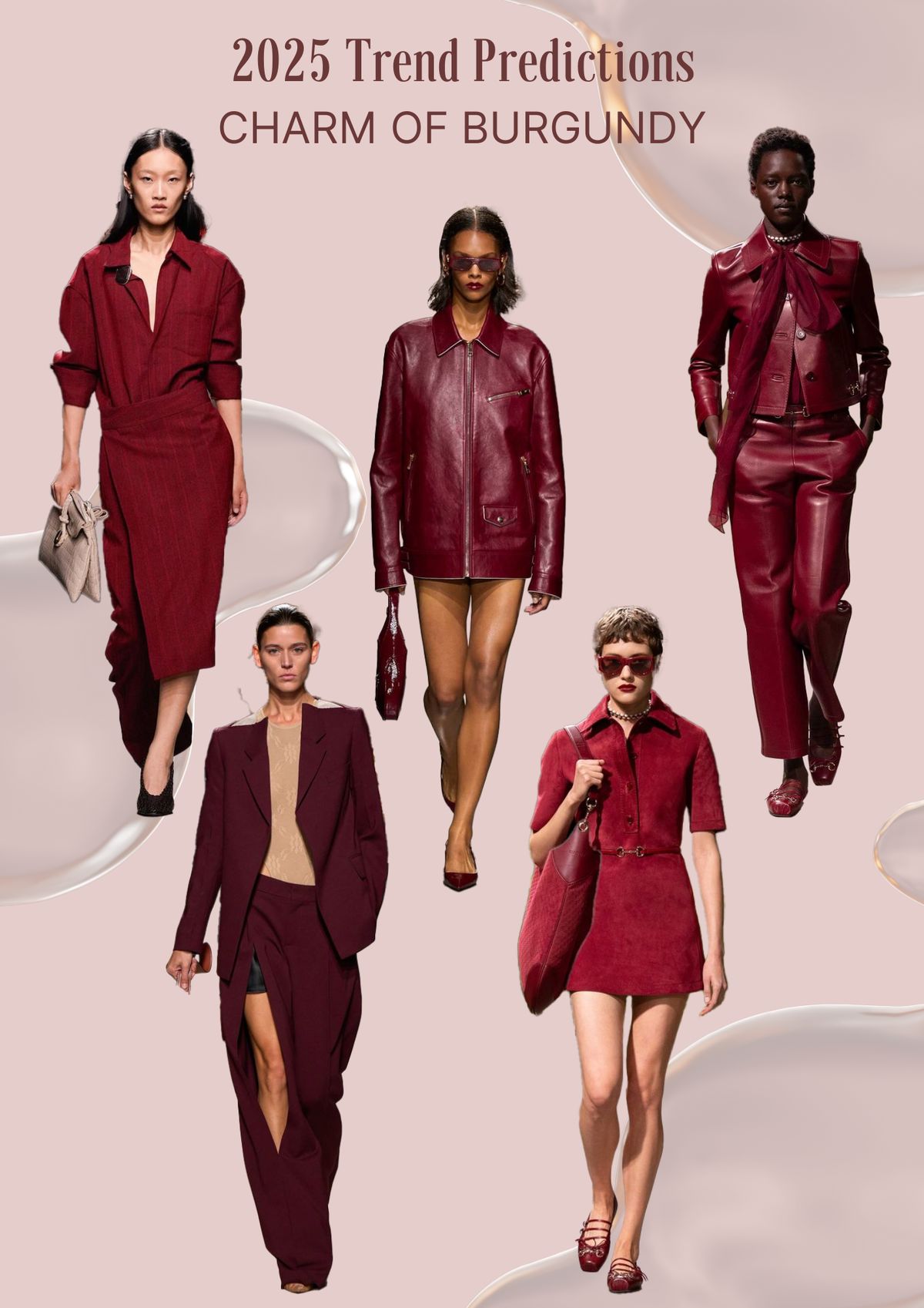 burgundy clothing