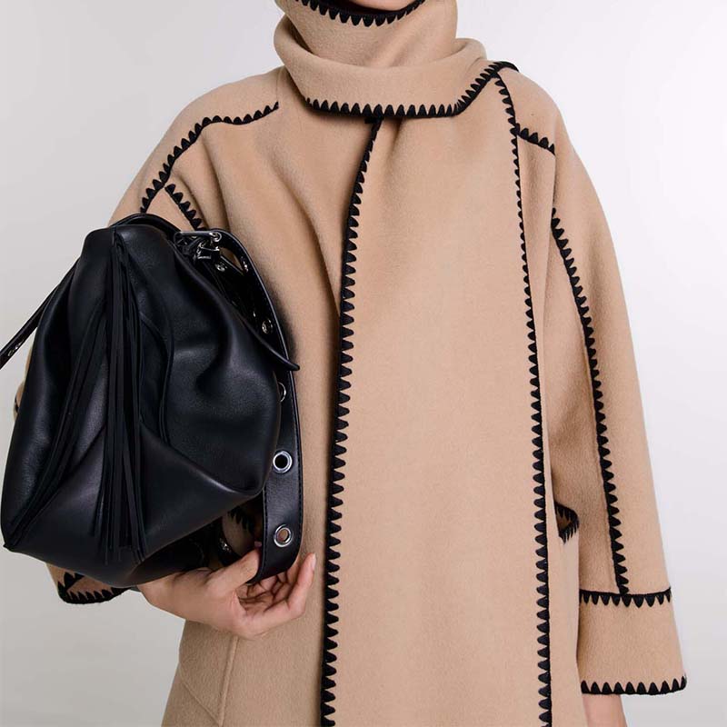 kev cai Wool Coats rau poj niam
