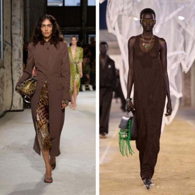 vêtements marron pour femmes
