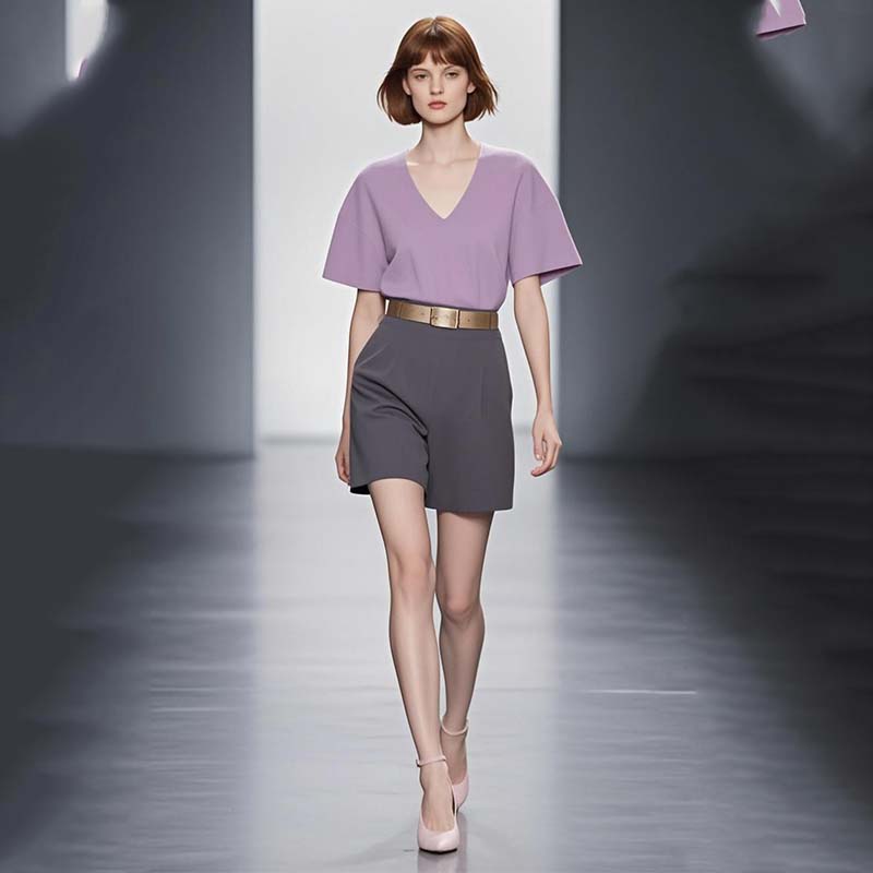 vêtements violets pour femmes