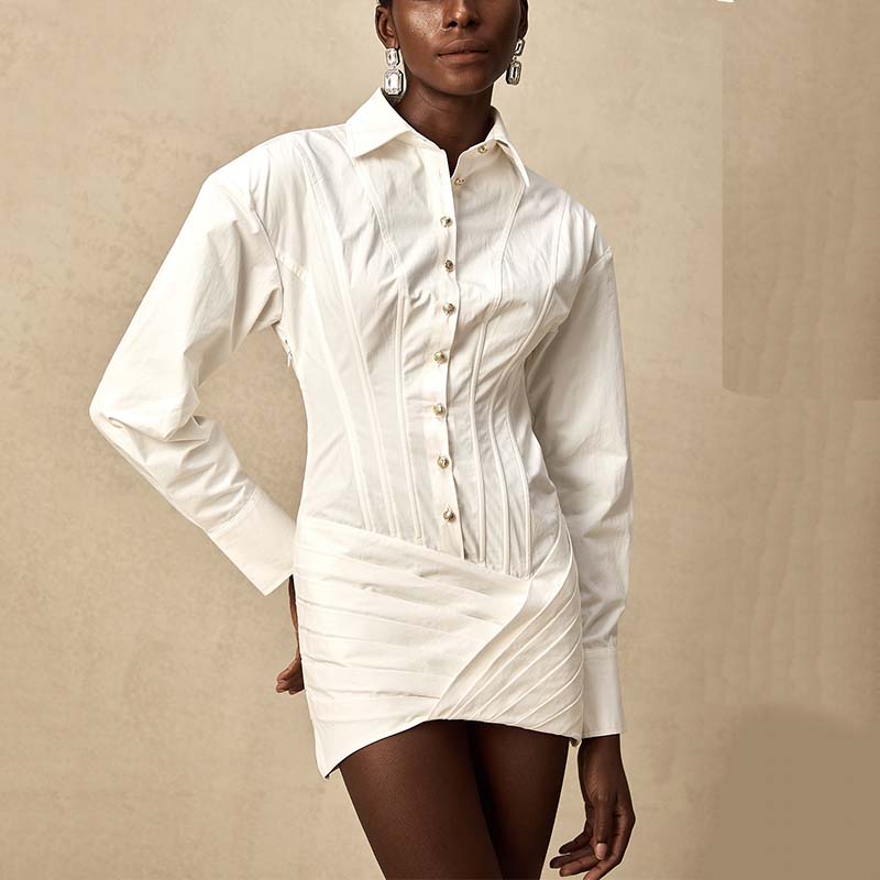 elegant shirt dress