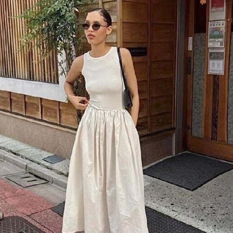robe sans manches pour femme