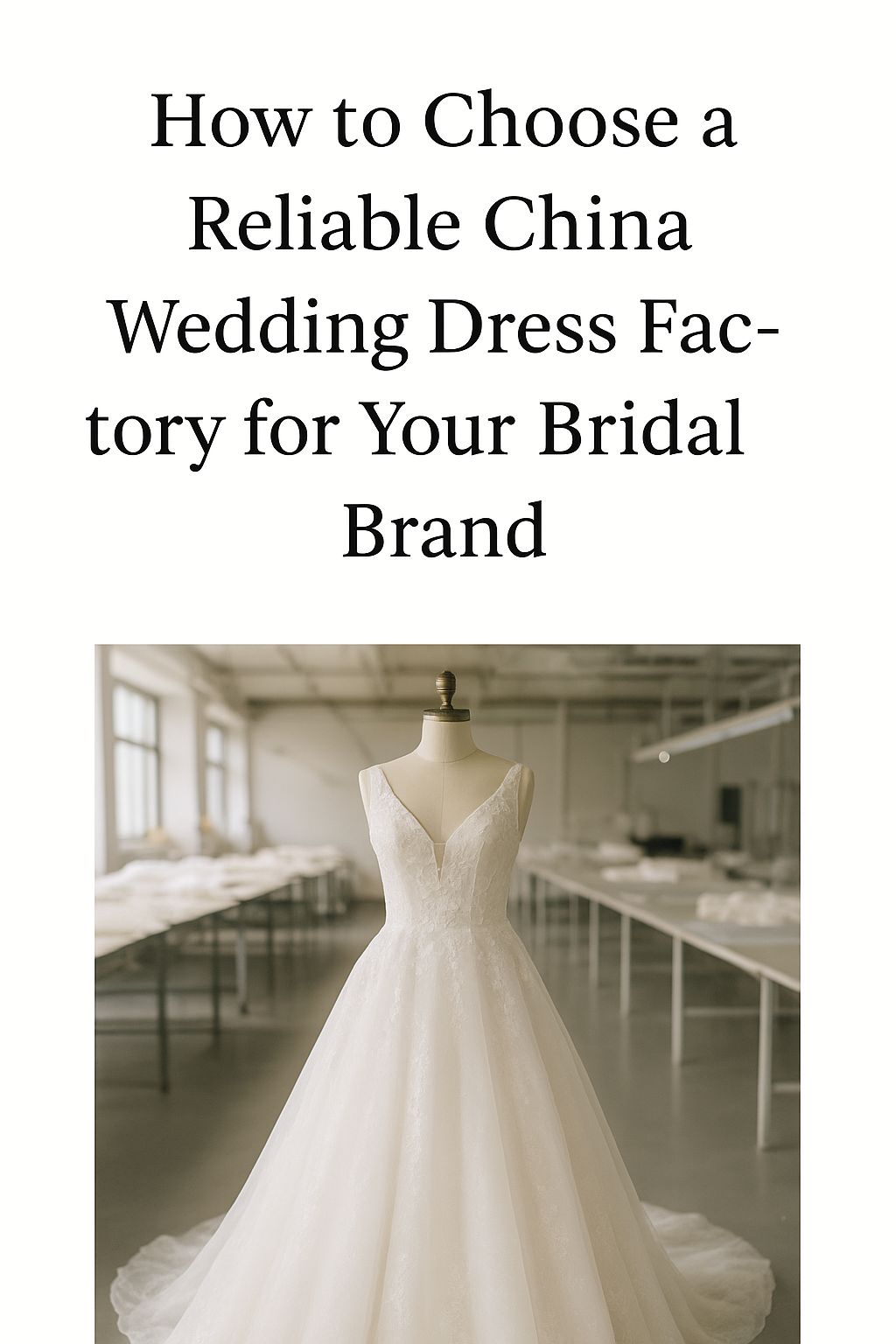 wedding dress factory