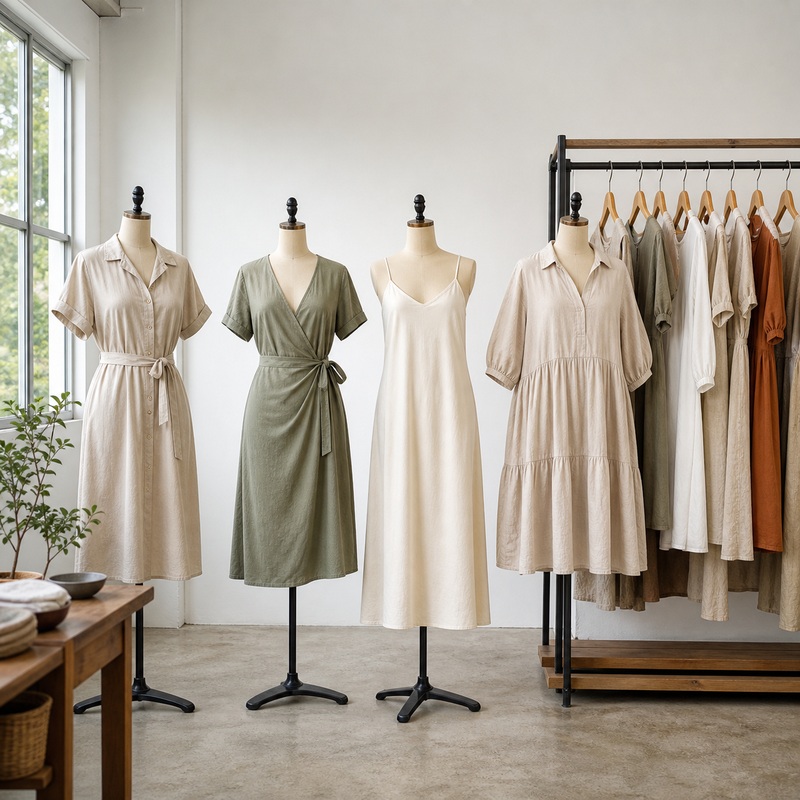 Custom casual dress styles for fashion brands