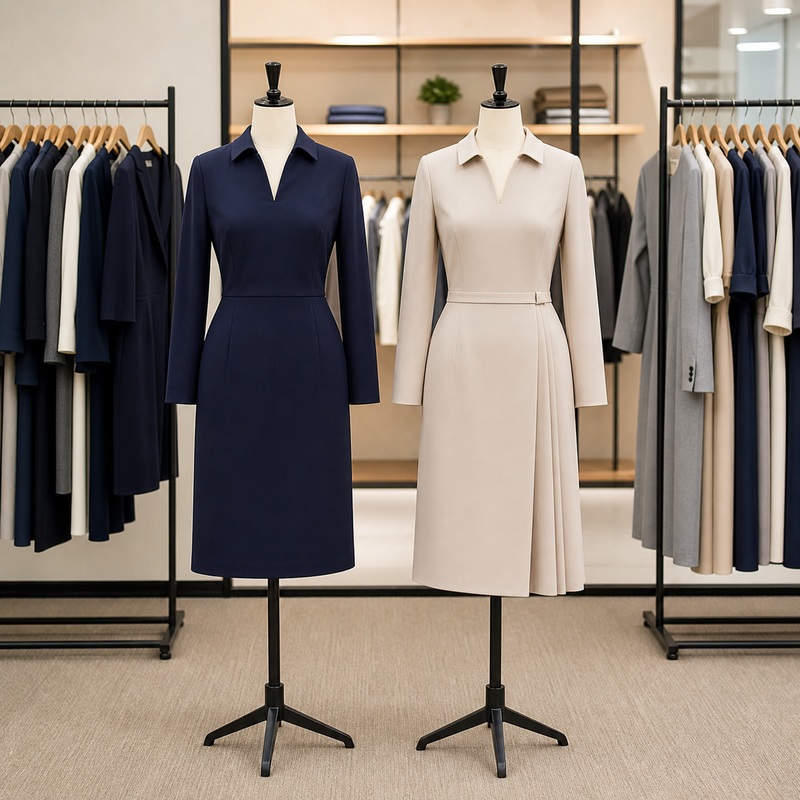  Office and smart ladies dress production samples
