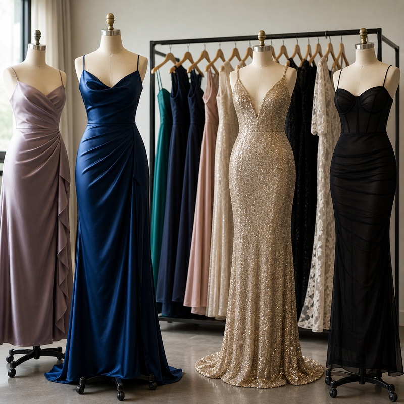 Party and occasion dress manufacturing styles
