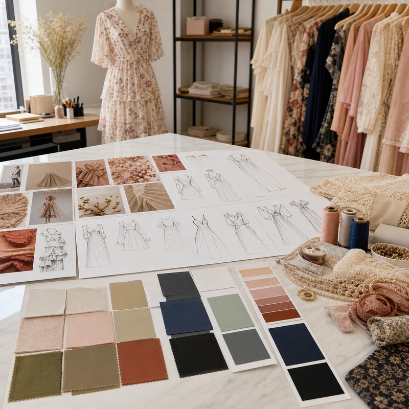 Trend-led custom dress style development