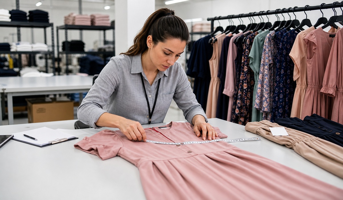 Dress quality control and garment inspection
