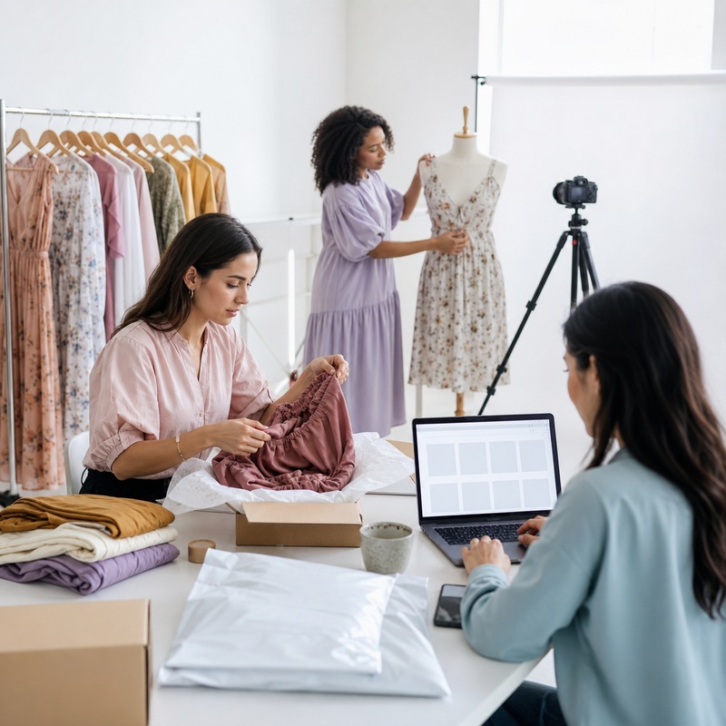 Custom dress support for online fashion stores