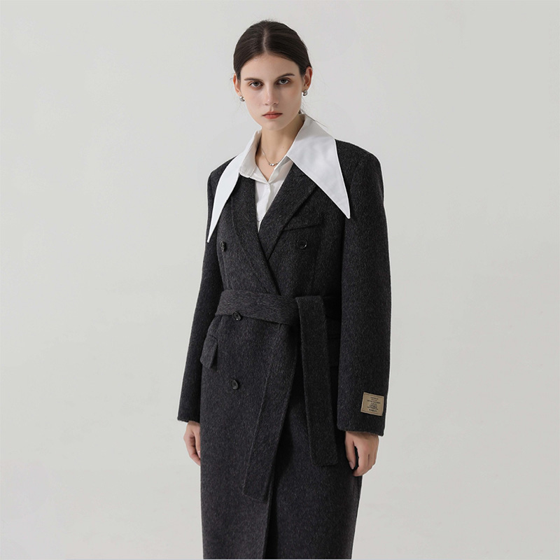 windbreaker women's,over-the-knee coat,mid-length coat