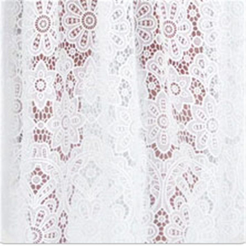 Casual Wear Ladies White Lace Maxi Dress (1)
