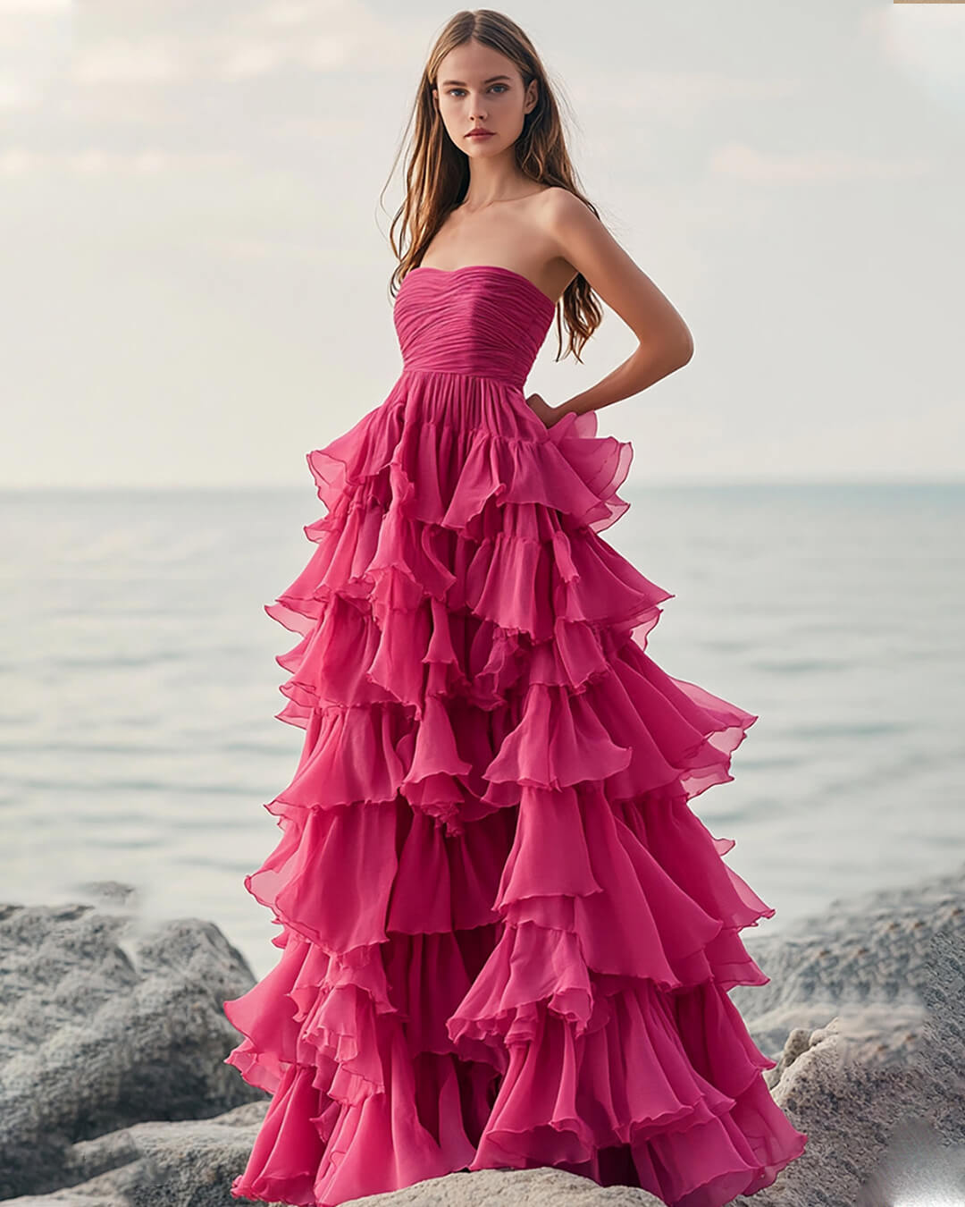 Evening dress for vocation