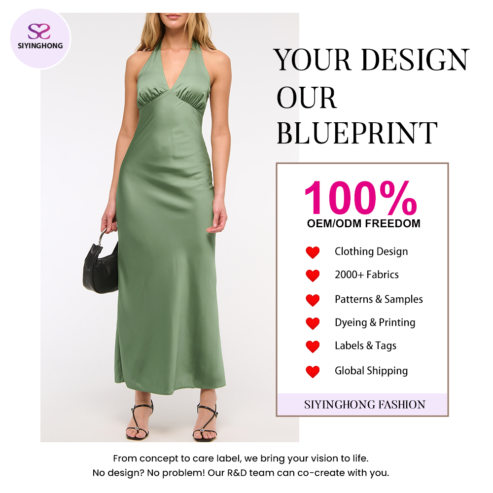  satin midi dress supplier