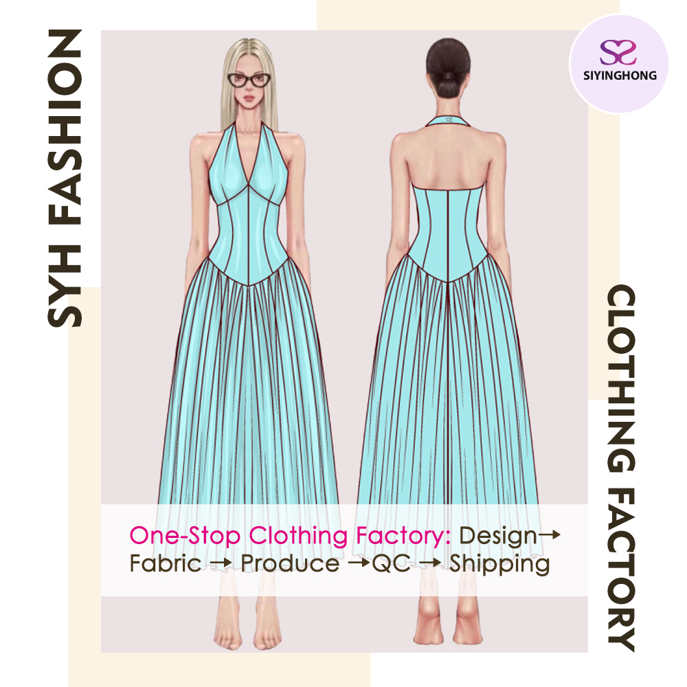 halter midi dress supplier