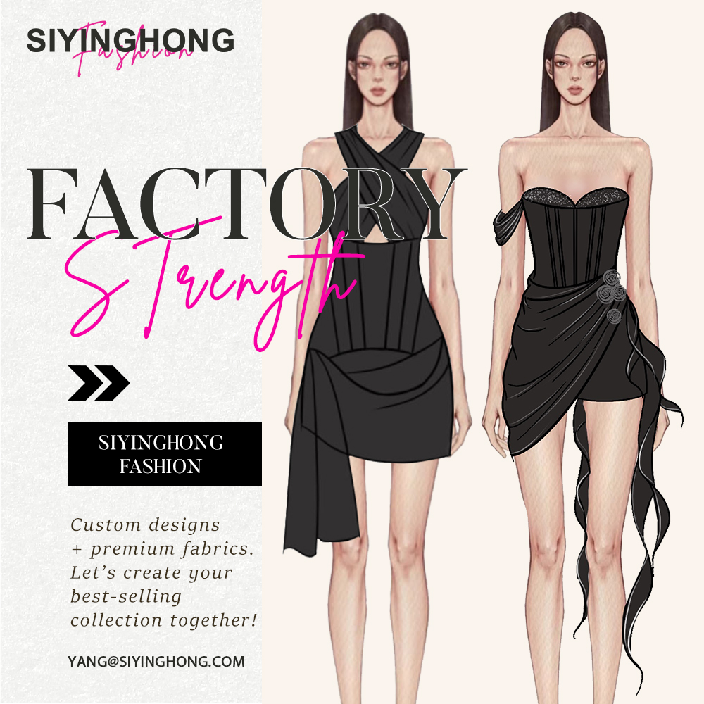 ruffle mini dress manufacturer