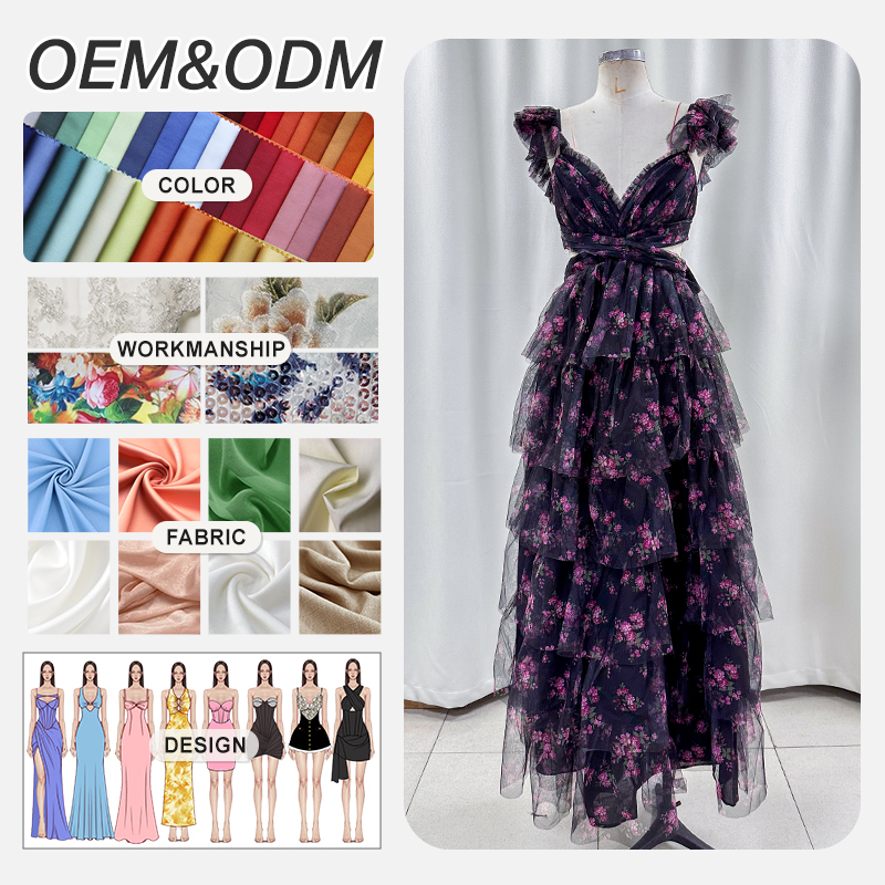 wholesale mesh maxi dress