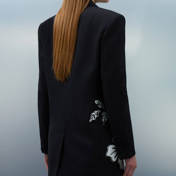 OEM embroidered blazer women
