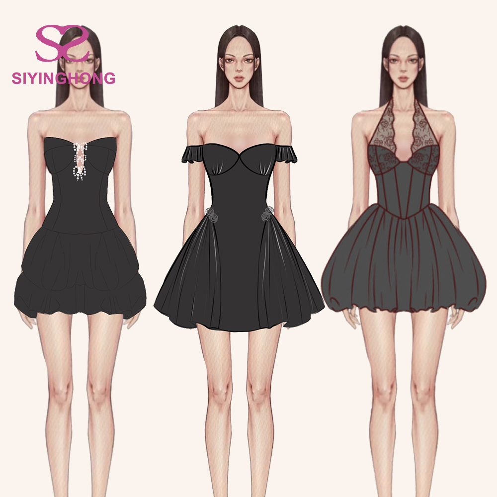 flare mini dress