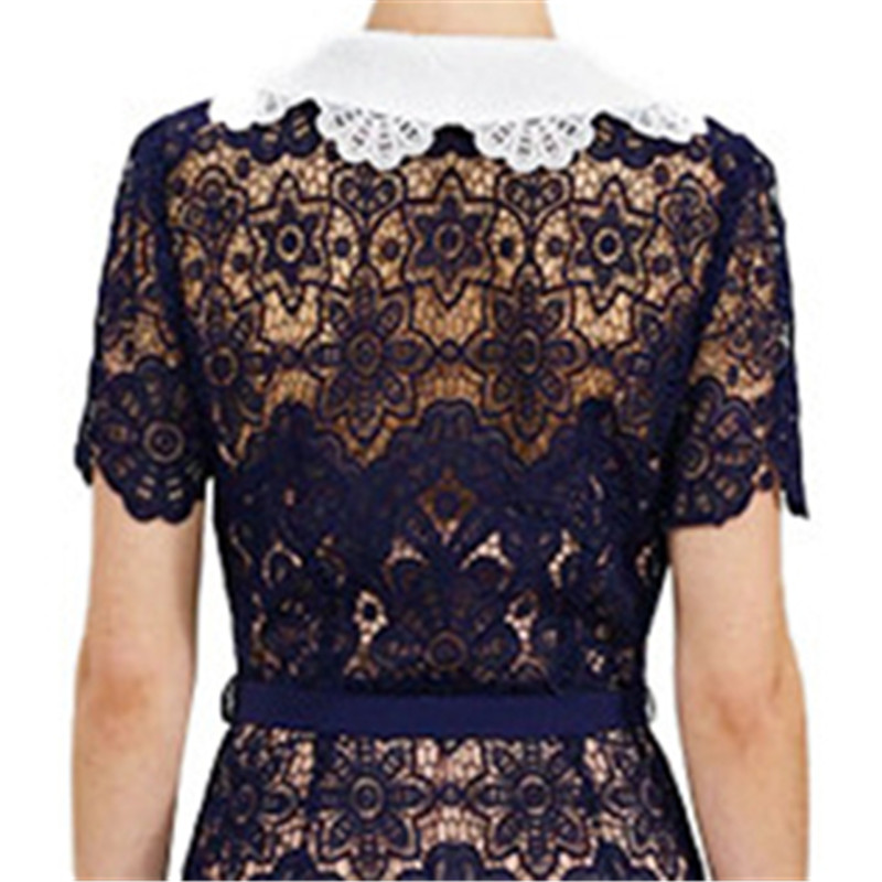 Wholesale custom openwork classical lace dress (3)