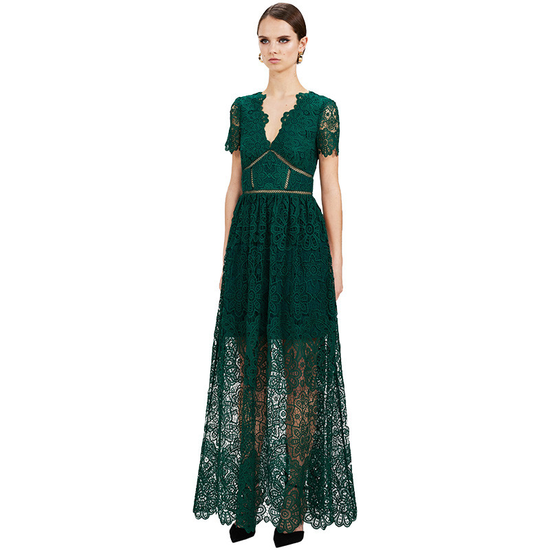 Ladies Summer Lace Maxi Dress——Mari Maxi Dress (2)