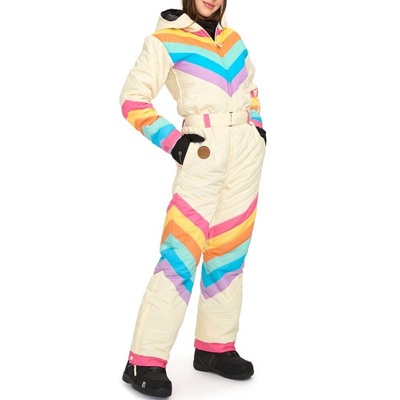 custom women's snow ski suit