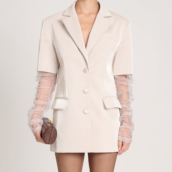 fashion blazer mini dress