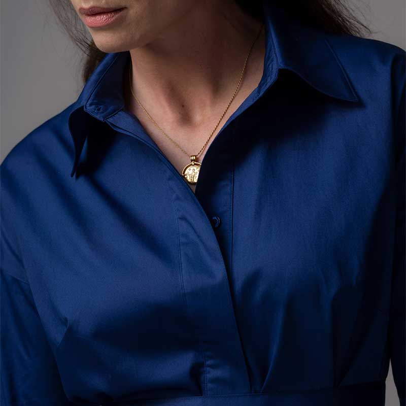 button shirt dress for women