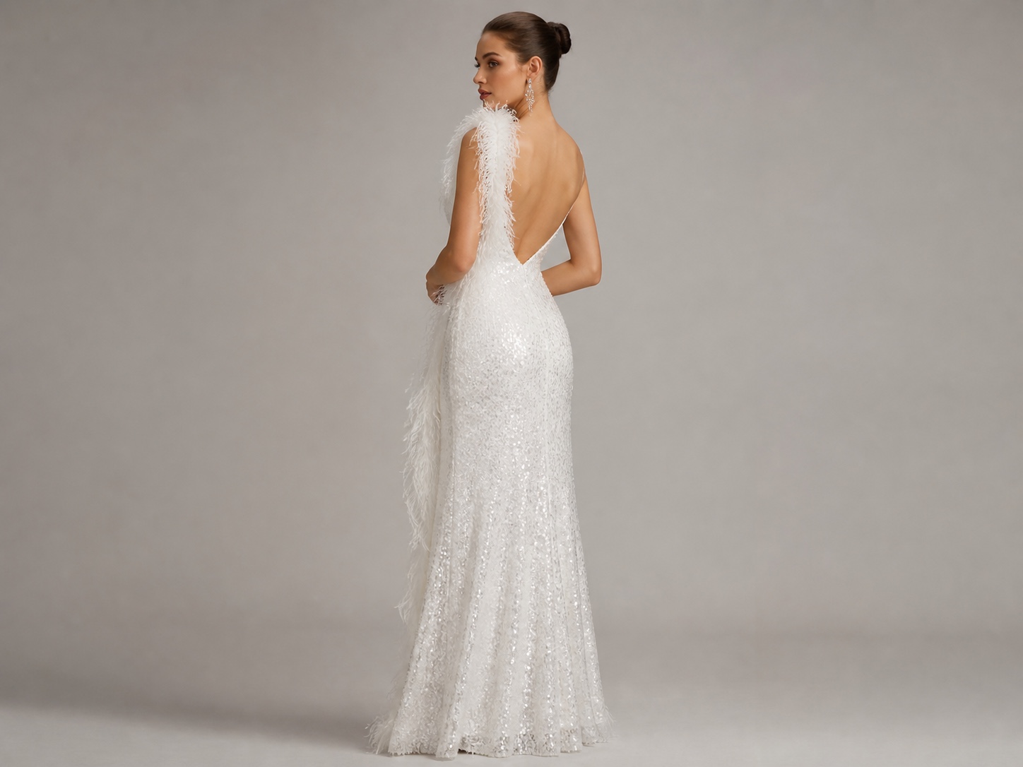 feather-trim-occasion-gown
