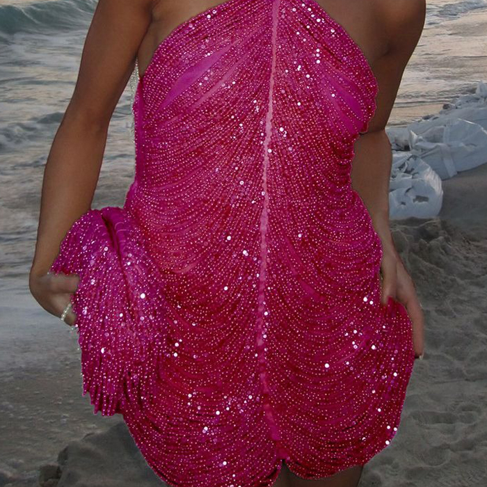 hot pink mini dress wholesale