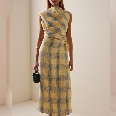 linen midi dress wholesale