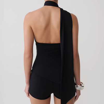 one shoulder tie top manufacturer