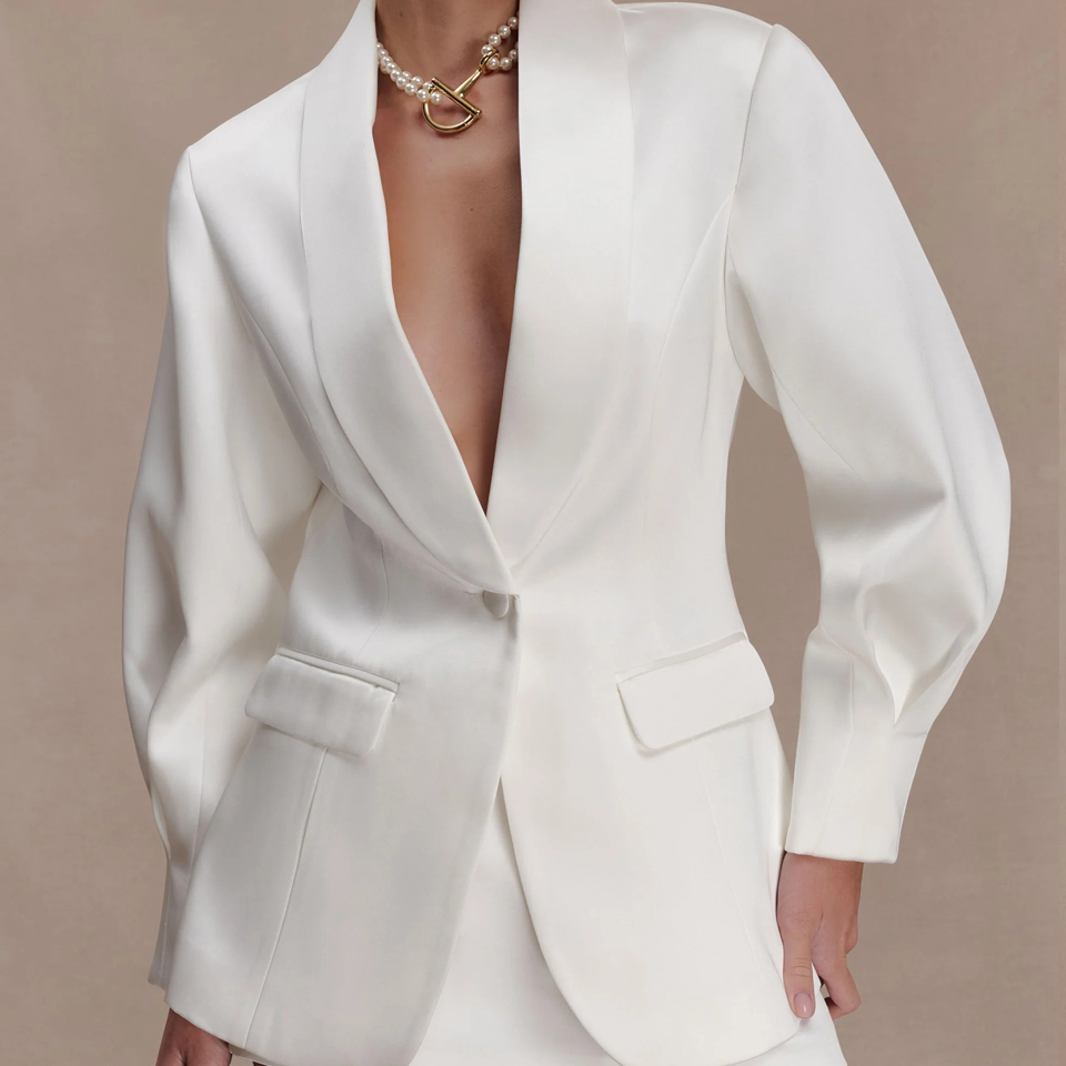 oversized blazer production