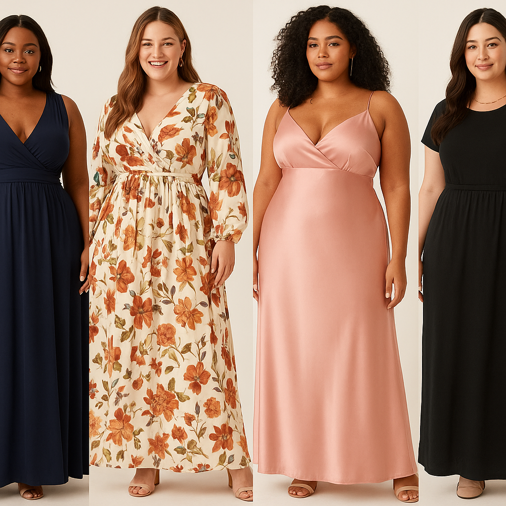 plus size maxi dress