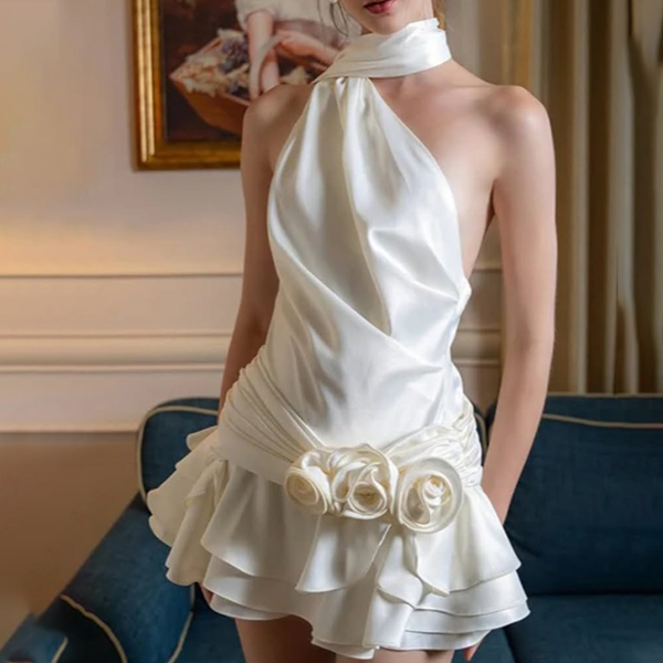 satin dress supplier China