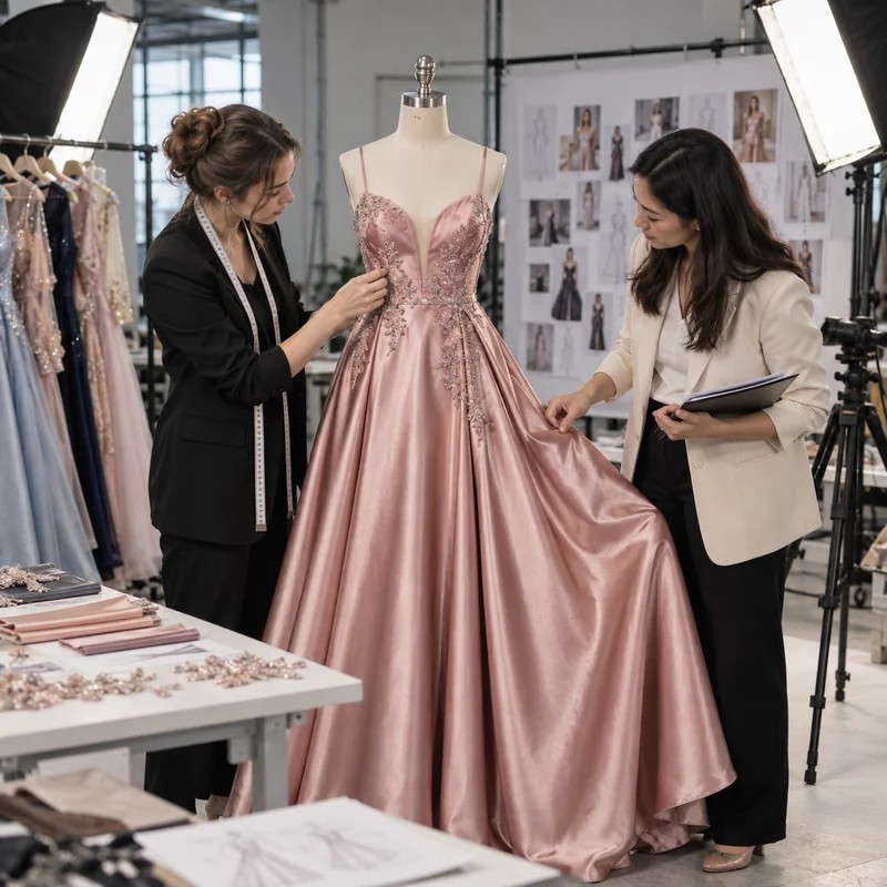 Prom dress size range support