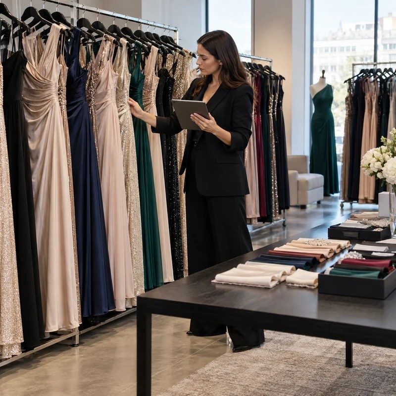 Evening dresses for wholesalers