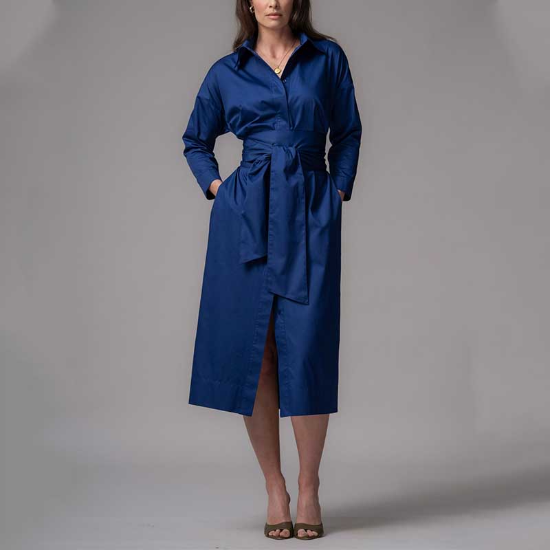 cotton shirt dress